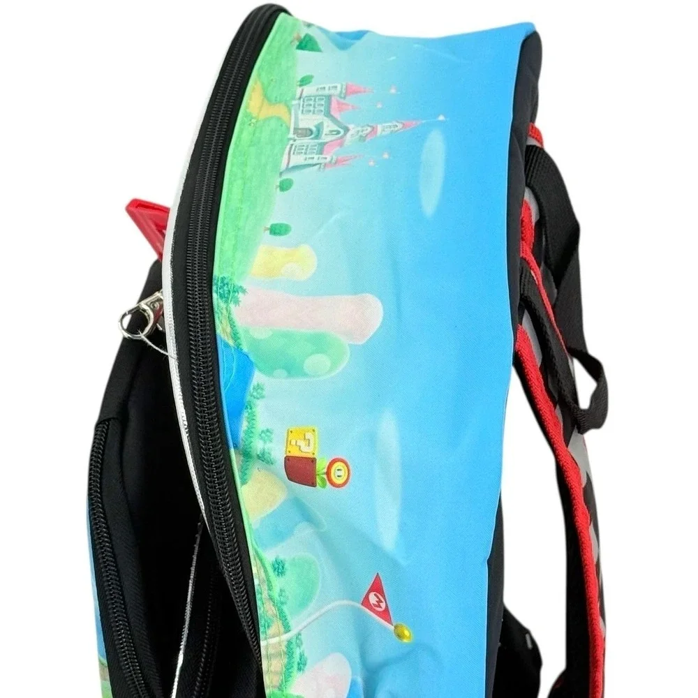 Nintendo Super Mario Kids 4 Piece Backpack Set With Lunch & Gadget Bags 17